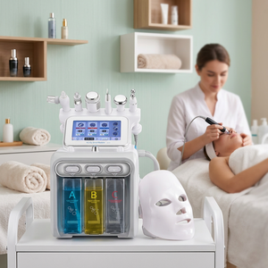 Máquina Facial 7 en 1 con Oxígeno y Pantalla Táctil para Rejuvenecimiento de la Piel y Eliminación del Acné, Tratamiento Facial - Product Image 1
