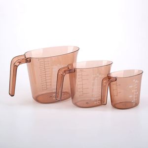Offre Spéciale : Lot de 3 Tasses à Mesurer en Plastique PP de Qualité Alimentaire Écologique – 250ml/500ml/1000ml – Polyvalent, Durable, pour Cuisine Domestique, Personnalisable - Product Image 3