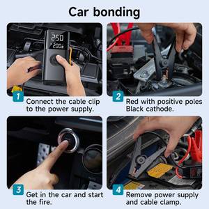 Arrancador <span class=keywords><strong>de</strong></span> Coches con Bomba <span class=keywords><strong>de</strong></span> Aire Portátil <span class=keywords><strong>de</strong></span> 10000 mAh, QS213, con Bolsa <span class=keywords><strong>de</strong></span> EVA, Clip Inteligente, 12 V, con Banco <span class=keywords><strong>de</strong></span> Energía, Accesorios <span class=keywords><strong>para</strong></span> Automóviles - Product Image 3