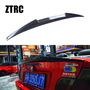 For E46 2Door Coupe/2Door Convertible/4Door Sedan M4 Style Real Carbon Fiber Rear Spoiler Trunk Wing 1997-2007 - Product Image 1