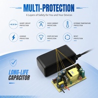 Adaptateur secteur 24V 2.5A AC DC 60W Alimentation externe pour barres de son et équipements audio
