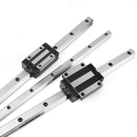 Rail de guidage linéaire Hgr15 350mm Hgh15ca Hgw15 Hgw15cc Hgh15ha Bloc coulissant linéaire à roulement pour machine de découpe laser