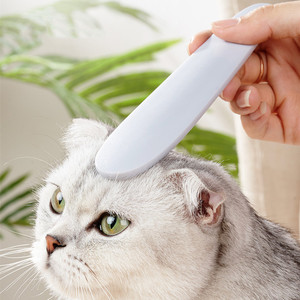 Al por mayor: Peines para mascotas, peines para la lengua, cepillos para la eliminación de pelo y removedores de picazón para la ducha, portátiles, para pelo largo y corto, suministros de aseo para gatos - Product Image 4