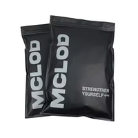 Sac en plastique transparent givré avec fermeture éclair, personnalisable avec logo, pour emballage de chaussettes et vêtements, par Unione Free Custom Design
