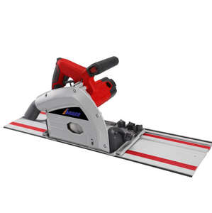 Sierra circular de inmersión de 165 mm y 1400 W, modelo 2026, con riel guía para trabajar la madera y cortes en V - Product Image 1