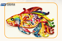 Ensemble de bandes de papier Quilling coloré double face de 5mm pour les projets d'art et de maternelle