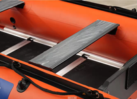 DAMA haute qualité 3 ans de garantie plancher en aluminium Pvc bateau pliant bateau gonflable de pêche