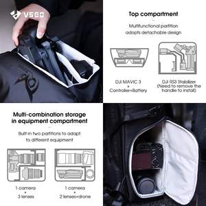 <span class=keywords><strong>Prix</strong></span> de vente directe d'usine 16L noir sac à dos étanche pour appareil photo sac pour appareil photo - Product Image 2