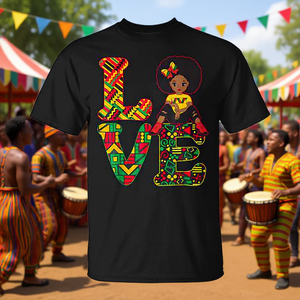 T-shirt per la celebrazione del Black History Month: Ragazze africane forti celebrano la diversità e l'ispirazione - Product Image 3
