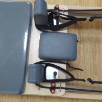 Réformateur professionnel Pilates équipement d'exercice à domicile pliable portable en bois de chêne