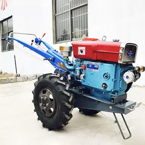 Mini Rotary Tiller 12 Hp 15hp 18hp 20hp Hand Walking Agricultural Two Wheel Plough Tractor