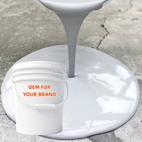 Revêtement imperméable en polyuréthane, peinture imperméabilisante à base d'eau PU pour extérieur, entrepôt, salle de bain, résistant aux UV, garantie à vie