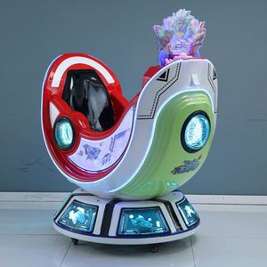 Nuevo Coche Balancín Interactivo 4D de Material ABS y PP para Niños <3 Años, Máquina Giratoria con Monedas, Videojuego de Entretenimiento para Locales 2026 - Product Image 4