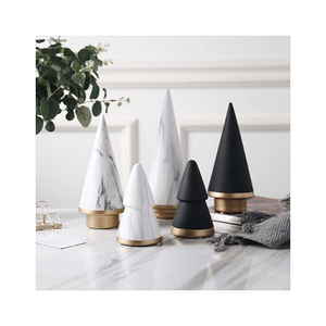 Weixun B003 <span class=keywords><strong>Decoración</strong></span> Nórdica para el Hogar, Árbol <span class=keywords><strong>de</strong></span> Navidad <span class=keywords><strong>de</strong></span> Cerámica, Moderno, Minimalista, Creativo, para Mesa <span class=keywords><strong>de</strong></span> Sofá, Dormitorio, Estudio - Product Image 1