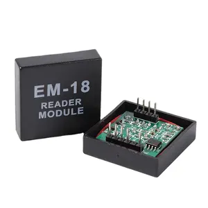מודולי קורא RFID 125KHz EM-18 rfid WG26 RS232 ממשק מודול קורא כרטיסים חכמים