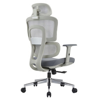 Chaise de bureau ergonomique moderne pivotante en maille avec support lombaire réglable, chaise de luxe en plastique, personnalisation de mobilier