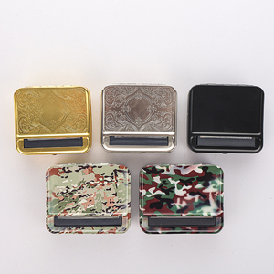 New Arrival 70Mm 78Mm Kim Loại Handmade Thuốc Lá Nhà Sản Xuất Thuốc Lá Hút Thuốc Cán Máy Con Lăn Hộp Cho Hút Thuốc - Product Image 3