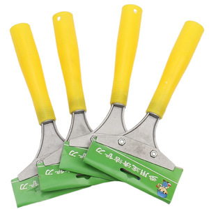 Short-Handled Aluminum-Tipped Cleaning Knife 10Cm Wide Durable Multi-Functional Scraper For Glass Floor Cleaning - Product Image 3