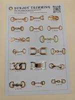 Boucles de ceinture en métal de haute qualité SUNJOY TRIMMING, forme rectangulaire, taille 25 mm, pour femmes.