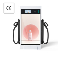 Chargeur rapide pour véhicules électriques 40 kW à double borne avec écran publicitaire en option, OCPP 1.6J, compatible avec la plupart des VE