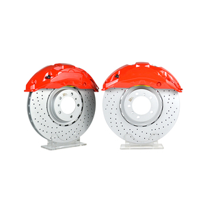 Kit de Freinage Automobile Personnalisé – Gros Freins à Disque avec Étriers 4 Pistons pour Freins Avant 6 Pistons et Arrière 4 Pistons – Rouge – Amélioration de 50 % des Performances de Freinage - Product Image 5