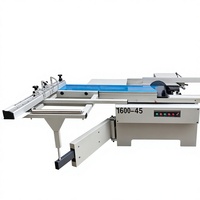 Scie à panneaux de précision ANGHUA MJ-45, scie à table coulissante de 3200 mm avec inclinaison à 45 degrés pour la production de meubles