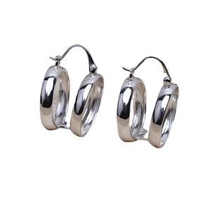 Pendentif en argent S925 en forme de X avec double perle, ensemble de bagues personnalisées pour femme, accessoires de bricolage et support vide 5056 - Product Image 5