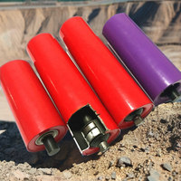 Rouleau de convoyeur à gravité en acier pour l'exploitation minière industrielle, rouleau de convoyeur à gorge, rouleau de convoyeur à gravité, nouvel état, acier au carbone, fabricant chinois