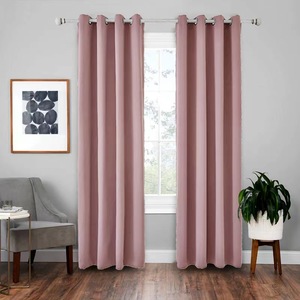 OWENIE Rèm Che Nắng Màu Trơn 100% Polyester Dệt Ba Lớp Vải Làm Sẵn Giá Rẻ Cortinas Cho Phòng Khách - Product Image 3