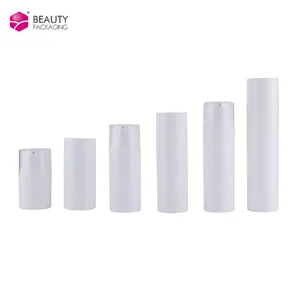 120ml Airless Pump Bottle 30ml 50ml 80ml 100ml 120ml 150ml White Empty PP Plastic Cosmetic Packaging Container Serum Lotion Airless Pump Bottle