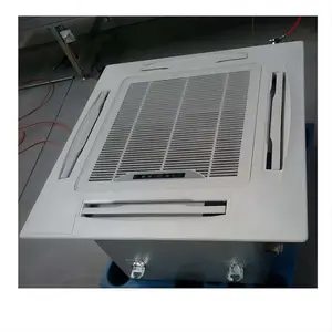 Ventilateur à cassette à quatre voies Unité de ventilo-convecteur AC Eau réfrigérée 4 tubes 2 tuyaux Refroidisseur monté au plafond Type de ventilateur fendu Prix Fournisseurs