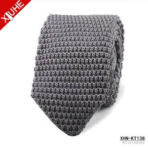Wholesale 2020 New Design Knitted Necktie Plain <strong>Burgundy</strong> Mens Knit <strong>Ties</strong> for Custom - Product Image 3
