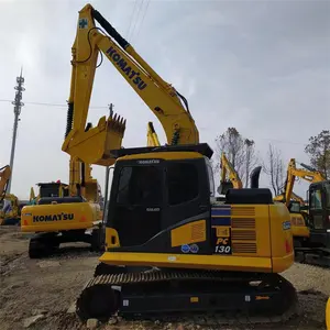 Vente chaude japonaise en bon état excavatrices Komatsu d'occasion 130 prix bon marché PC110 et PC120