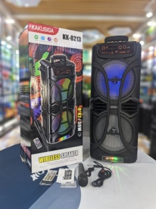 Kakusiga 30W Dual <span class=keywords><strong>8</strong></span>-Inch Loa Không Dây, 2400MAh Di Động Đảng Hệ Thống Âm Thanh Với RGB Đèn, TWS Stereo Cho Các Sự Kiện Ngoài Trời - Product Image 3