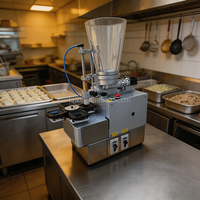 Machine à faire des wontons entièrement automatique, mini-machine de table en acier inoxydable pour la fabrication de wontons et de raviolis, équipement pour la restauration