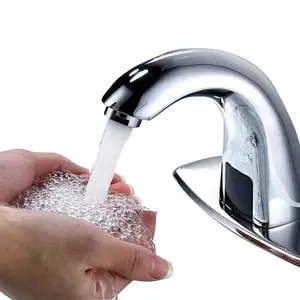 Heißer Verkauf Günstige Sensor Wasserhahn Automatische Wasserhahn Sensor Wasserhahn Smart Waschraum Waschtisch Mixer Wasserhahn