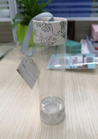Récipient en tube PVC PET PP personnalisé emballage transparent boîte plastique ronde à cylindre