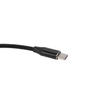 Nylon geflochtener koaxialer 3,5mm bis Typ C AUX vergoldeter Audio adapter mit Glasfaser für Mikrofon