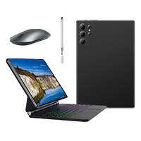 Yeni Tablet 10.1 İnç Sekiz Çekirdekli Yetişkin İş İçin Taşınabilir Tablet Çift SIM Android 15 Klavye Kalem Mouse MTK ile