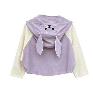 Vêtements pour bébé <span class=keywords><strong>printemps</strong></span>-été, confortables, anti-UV, 100% coton, unisexes, hauts pour bébé, motifs de dessins animés d'animaux, vêtements pour bébé à capuche - Product Image 5
