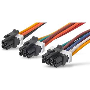 Rangkaian Kabel Konektor Molex 4 Jalur Betina Micro-Fit TPA ke 4 Jalur Betina Micro-Fit TPA untuk Pemasangan di Papan - Product Image 1