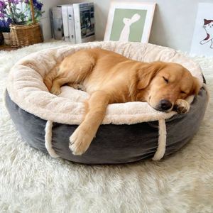 Luxury Modern Classic Cartoon Comfortable Dog Bed for Small & Large Dogs with Corduroy and PP Cotton Fill - Product Image 3