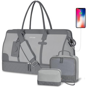 <span class=keywords><strong>Bolsa</strong></span> <span class=keywords><strong>de</strong></span> <span class=keywords><strong>Viaje</strong></span> Impermeable <span class=keywords><strong>de</strong></span> Gran Capacidad para Hombre 2024, con Compartimento para Zapatos, Plegable, para Pasar la Noche - Product Image 2