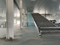 Industriële voedseldroogmachine met continu gaasband van 304 roestvrij staal voor fruit, groenten en chilipepers, PLC-gestuurd