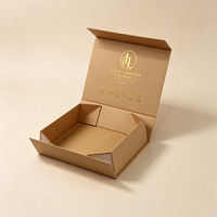 Individuelles Logo Großhandel Luxuriöse Faltbare Schwarze Magnet-Geschenkbox für Kleidung aus Papier mit Band – Premium Magnet-Geschenkverpackung