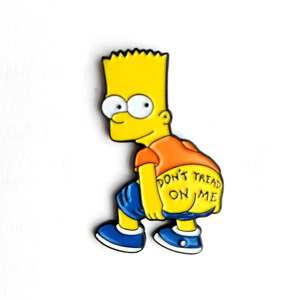 Oscuro hermoso estilo esmalte duro pin diseño su propio logotipo de encargo de - Product Image 6