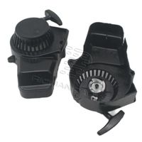Pièce de démarreur à rappel en aluminium argenté pour moteur 2 temps 47cc 49cc Pocket Bike Mini Moto Dirt Kids ATV Quad 4 Wheeler