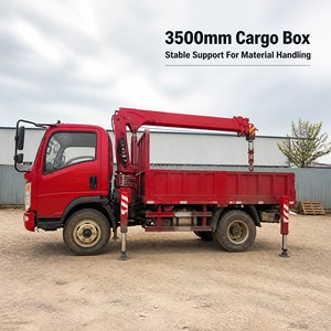 Grúa Móvil Usada de Alto Rendimiento de 5 Toneladas, Motor Diésel de 130 HP, Rotación de 360 Grados, Caja de Carga de 3500 mm, Camión de Elevación para Obras - Product Image 6