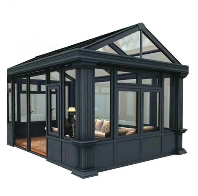 Modern Prefabricated Outdoor Aluminum Tempered Glass