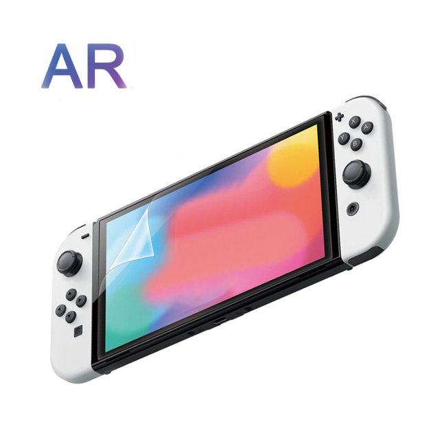 Screen Protector for Nintendo Switch/OLED/Lite HD Game Console Anti-fingerprint AR Anti-reflection Screen Protective Film